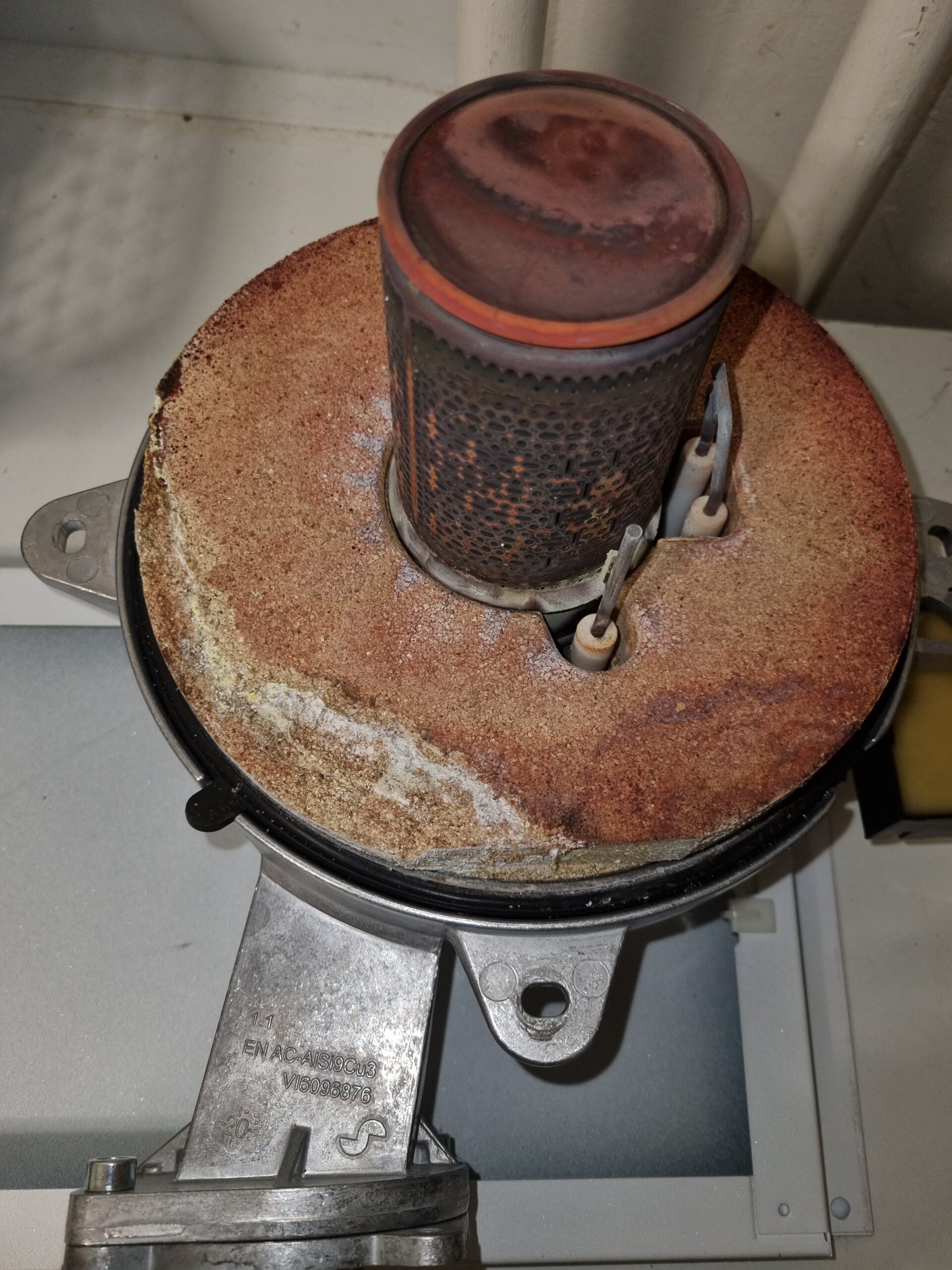 Réparation d'un bruleur chaudière gaz